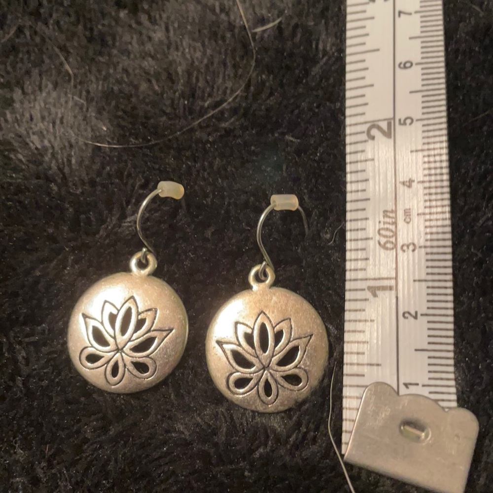 Lotus earrings